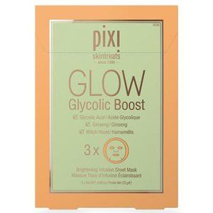 Pixi Glow Glycolic Boost Sheet Mask (x3) *BrandNew